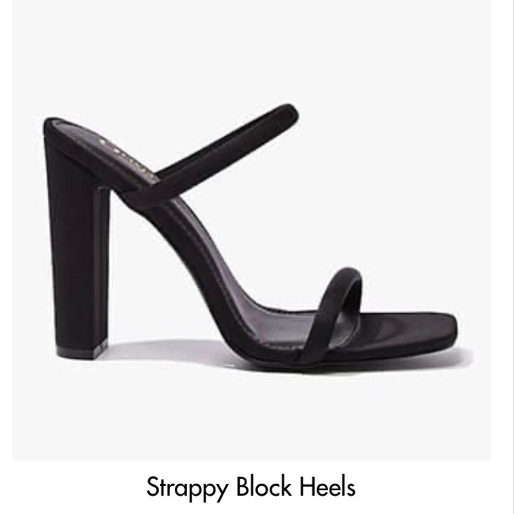 Forever 21 Strappy Block Heels
